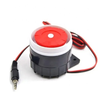 Compact DC 12V Wired Mini Horn Siren for Super Loud 120dB Home Security