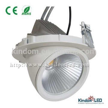 50W Horizontal 360 degree Veritcal 60 degree Adjustable led downlight trunk light COB led Trunk lightled dimmable downlight