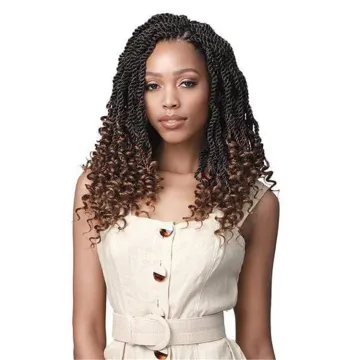 Curly Ends Senegalese Twists Braids Crochet Twists Braids Wavy Senegalese Braids Small 18inch 22 Strands/pack 100g