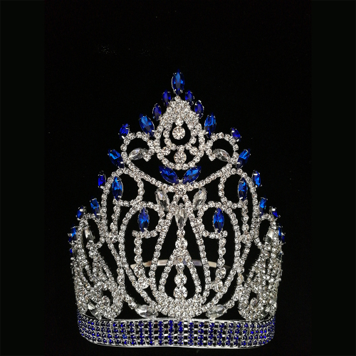 Beauty Large Queen Rhinestone Tiara Pageant Crown