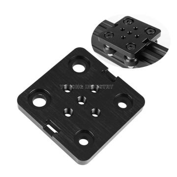 ชิ้นส่วนเครื่องแกะสลัก CNC: OpenBuilds Mini V-Wheel Gantry Plate สำหรับเครื่องพิมพ์ 3 มิติบนราง V-slot และการอัดขึ้นรูปอลูมิเนียม