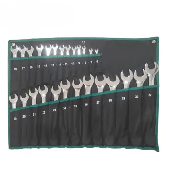 26Pcs 6-32mm Bicycle Gear Combination Wrench Set - Chrome Vanadium