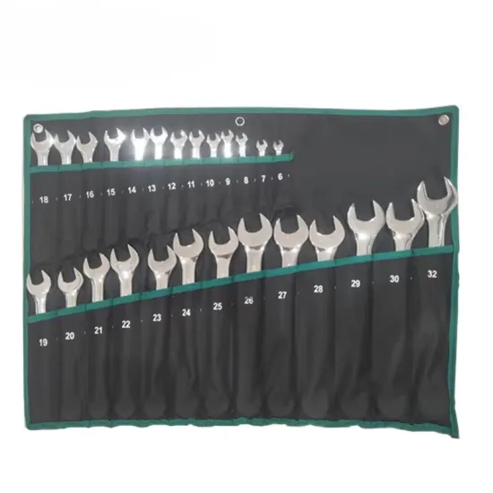 26Pcs 6-32mm Bicycle Gear Combination Wrench Set - Chrome Vanadium