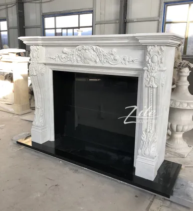 Customized Service louis fireplace marble