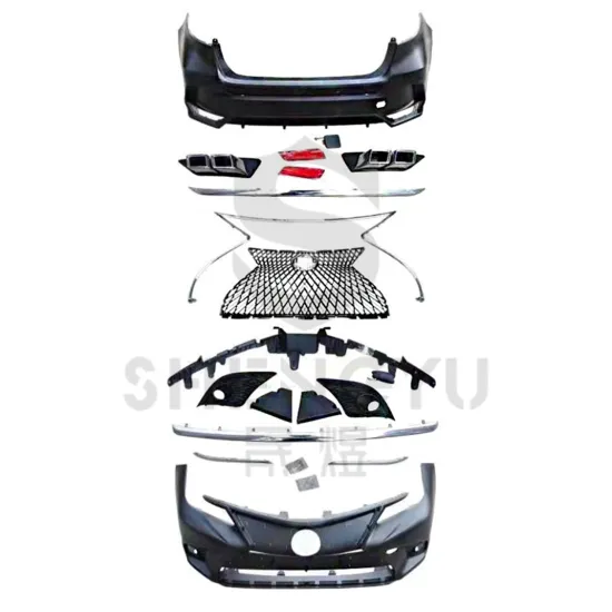 Car Body Kit for Corolla 2019-2021: Lexus LS Style Front and Rear Bumper with Grille Upgrade
