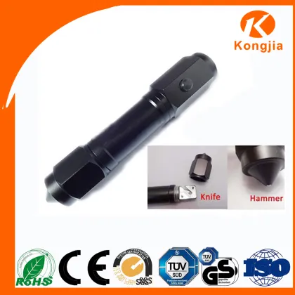 New Design 9 Led Flashlight Camping Light Aluminium Alloy Infrared Emergency Blaze Lamp
