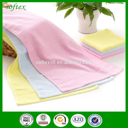 40g home environment bamboo towels,dobby solid bamboo fabric towels