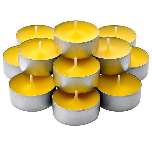 Candele di tealight profumate di citronella alla massa