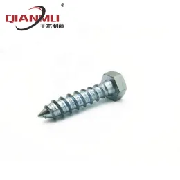 DIN571hex head wood screwM6-M12 HexgonWood Screw
