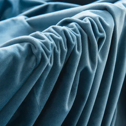 Velvet patchwork curtain fabric