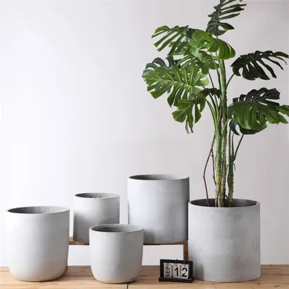Yongsheng Minimalism Cylinder Planters for Indoor/Outdoor Home Decor