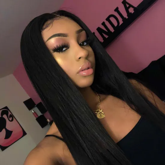 Wholesale Price Cheap Human Hair Wig Vendors Raw Indian Virgin Cuticle Aligned Hair HD Full Transparent Lace Front Closure Wigs