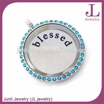 316l Stainless Steel Stylish Locket Glass Locket Pendant China Jewelry Factory