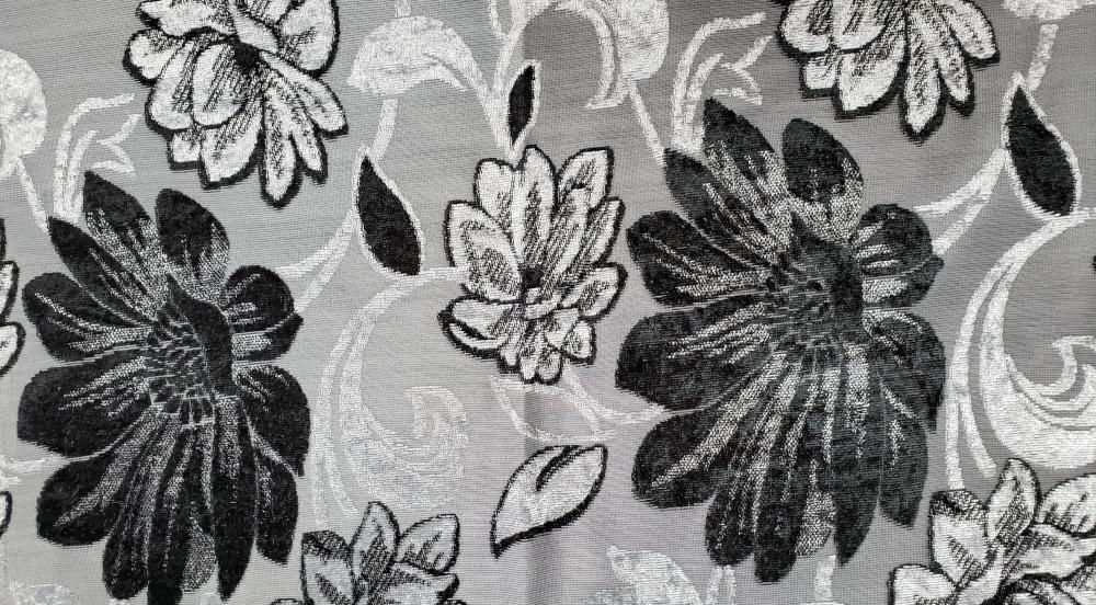 Flower Jacquard Fabric For Sofa Cover