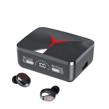 Bluetooth 5.3 TWS M90 Hi-Fi Stereo LED Display Waterproof In-Ear Headphones