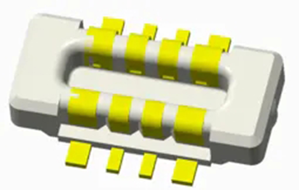 0.8mm female end board to board connector