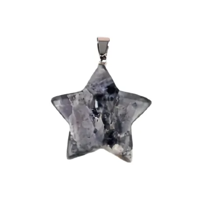 Labradorite 30mm Star Pendant Pendant Keychain