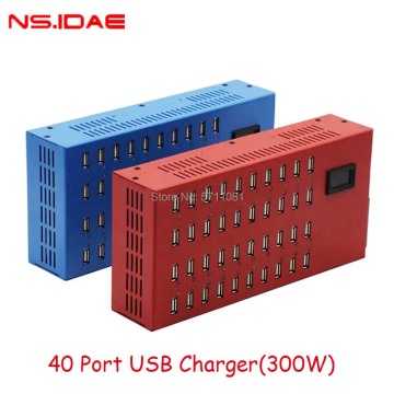 40 ports USB Smart Charger Tape Turn Light