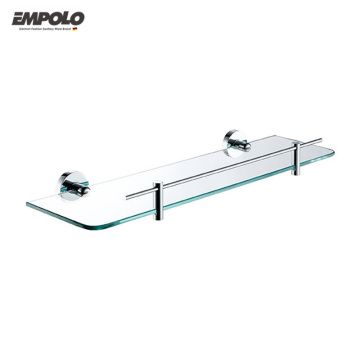 Direct Factory Single Tier Shower Glass Shelf Bathroom Corner Shelf