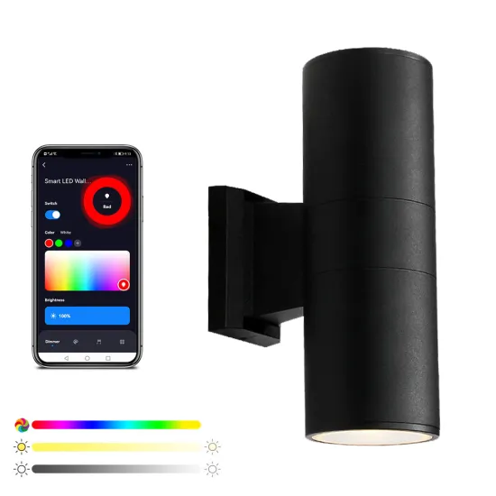 Modern RGB Wall Light Up and Down Tuya LED Wall Sconce
