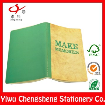 simple china cheap custom paper cover notebook