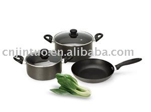 aluminium 5pcs non-stick cookware set