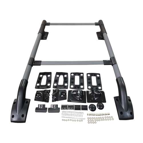 Accesorios 4x4 Nissan Frontier D22 1998-2004 Rack de techo de aluminio