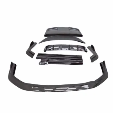 For Lexus NX 2022 carbon fiber body kit front bumper edge side skirts rear diffuser rear spoiler front corner wrap