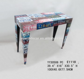 metal rectangle table for indoor and outdoor