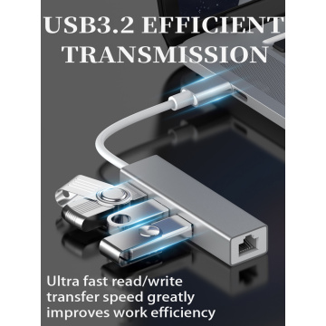 USB 3.1タイプCからギガビットを入力します