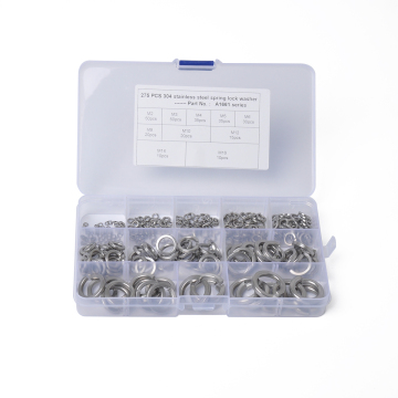 BAJUTU 275Pcs 304 Stainless Steel Flat Washer Adjustment Hardware Accessories Metal Washer For Bolts And Screws