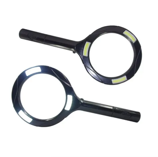 2017 Large 3X Handheld Reading Magnifing Glass Magnifier Lens with 3 COB Light