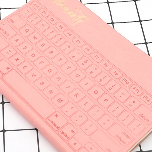 China Custom keyboard PU cover notebook Manufactory