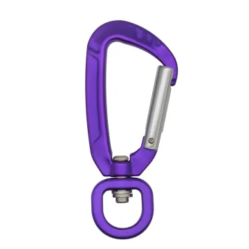 Outdoor Swivel Aluminum Carabiner Hook and 5KN Carabiner for Dog Leash: Secure and Durable Pet Accessories