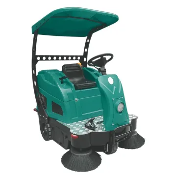 Commercial Floor Scrubber Floor Sweeper 9600m2 Per Hour Ride-on Sweeper