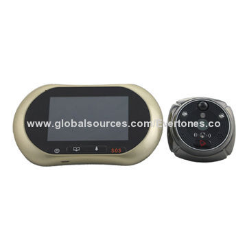 2014 New Arrival Android and iOS Smartphone App Based Motion Wireless Doorbell Camera, 130 Degrees