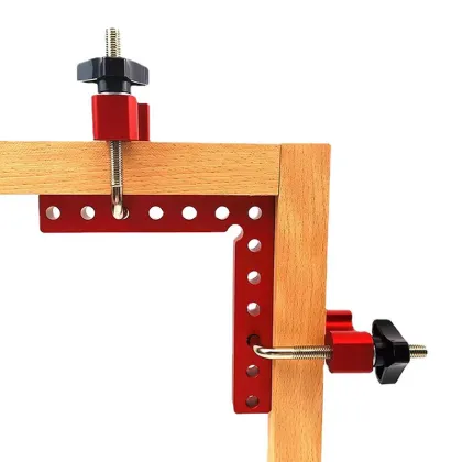 90 Degree Woodworking Corner Clamps & Right Angle Ruler