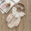 Baby Romper Baby Triangle Cotton Mesh Sleeveless One-Piece Romper Manufactory