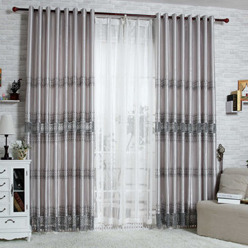 Elegant Double Layer Luxury Hotel Curtains