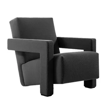 Living room lounge velvet fabric single sofa chair