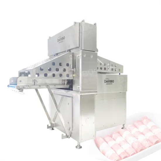 Continuous Large Coulommiers Cheese Cutting Equipment: Frozen Cheese Processing Line