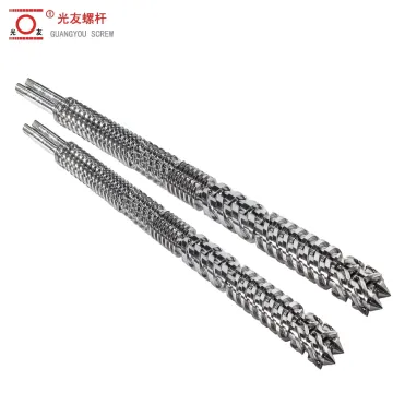 Bimetallic Twin Parallel Screw and Cylinder for PVC Pipe Manufacturing
