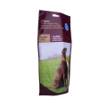 Egendefinert trykt gjenbrukbar Ziplock Plast Hund Treat Stand Up Pouch Bag