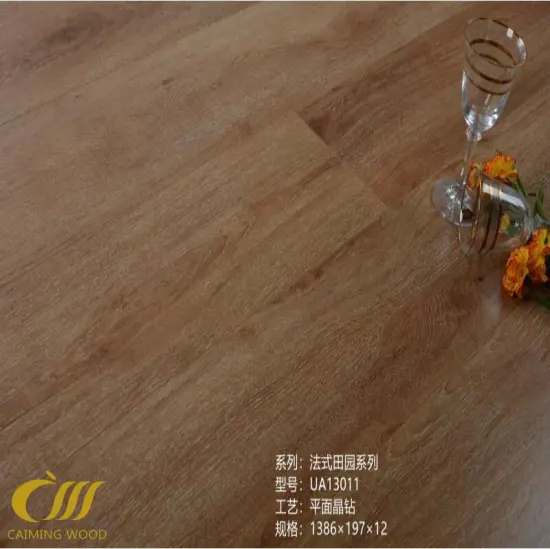 Hand scraped enropen standard laminate flooring 12mm