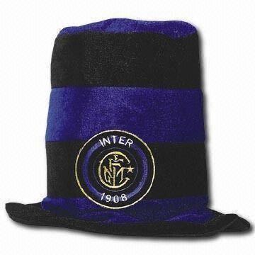 100% Polyester Imitation Velvet Festival Hat (Carnival Hat) with Hook-and-loop Tape Strap