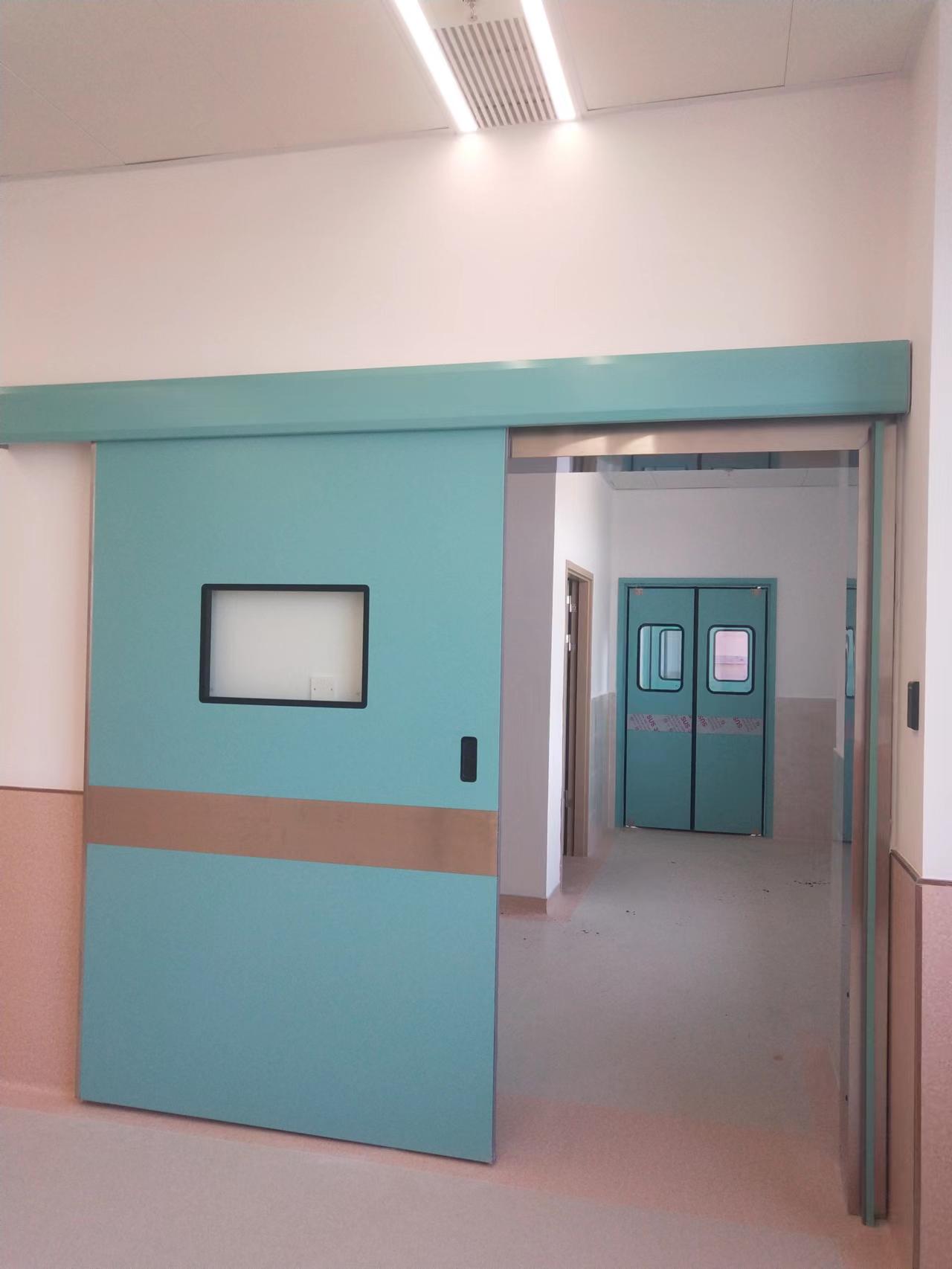 Νοσοκομείο Ερμητική αεροστεγές θωράκιση λειτουργίας συρόμενη πόρτα