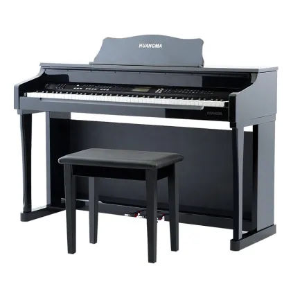 SPYKER piano !  88 Key touch sensitive electric digital piano black color HD-8838M