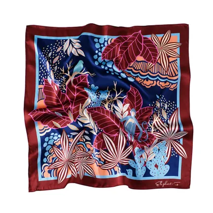 Customized Design Digital Printing Silk Scarf 16MM