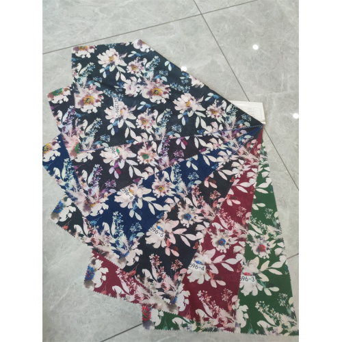 Smoothly 100% Polyester Digital Print Korean Silk Fabric