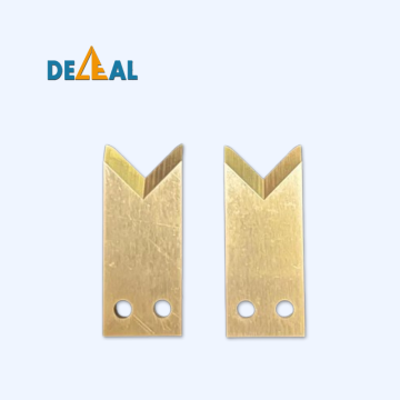 High Quality A2 S7 O1 D2 Tool Steel V Style Stripping Wire Cutting Die Cut Off Blade